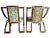 1960s Mid Century Modern Brass Accented Pair of Chairs For Sale In West Palm - Image 6 of 9