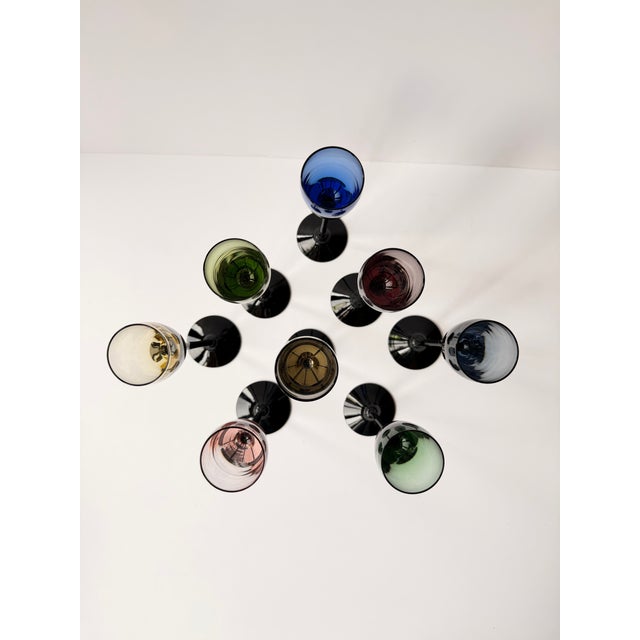 Mid-Century Modern Vintage Mid Century Modern Cordial Glasses For Sale - Image 3 of 6