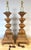Mid 20th Century Monumental Tuscan Carved Pine Column Table Lamps, Rewired - a Pair For Sale - Image 10 of 14