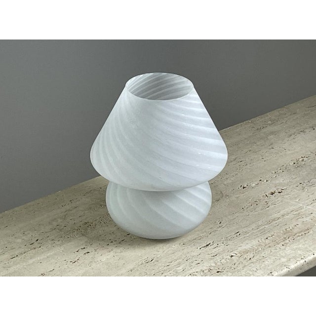 Mid-Century Modern Murano Glass Mushroom Lamp, 1970s For Sale - Image 3 of 15