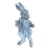 Antique-Style Cast Iron Gentleman Rabbit Garden Statue For Sale