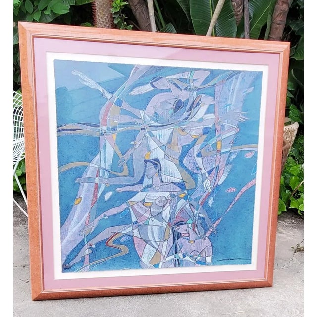 Yamin Young, Serigraph Signed & Numbered "Sirens Song" 275/275 Framed 1980s #2 For Sale - Image 13 of 13