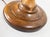 Brown 19th Century American Folk Art Turned Parquetry Wood Table Lamp For Sale - Image 8 of 10