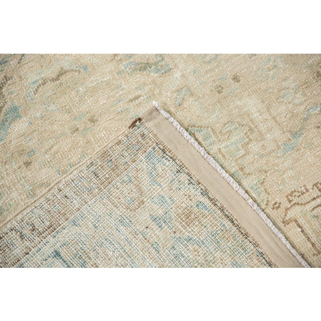 Beige Vintage Distressed Mehrivan Carpet - 7'10" x 10'8" For Sale - Image 8 of 15