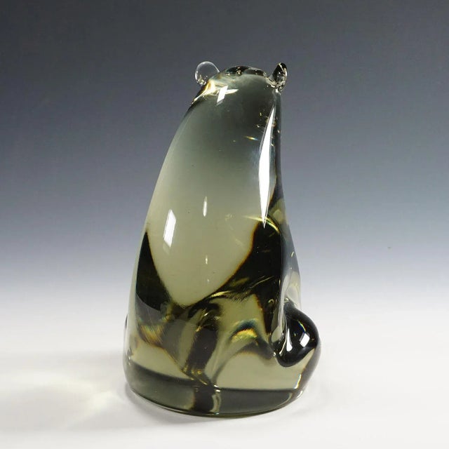 Livio Seguso Great Murano Sculpture of a Bear Designed by Livio Seguso Ca. 1970ties For Sale - Image 4 of 7