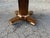 Antique Hand carved Tiger oak pedestal base dining table. It features Splayed Feet, hand carved fretwork 2 leaves Sturdy...