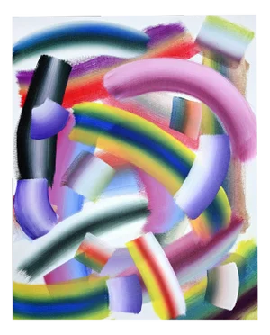 Sumit Mehndiratta, Soothbow, Acrylic on Canvas