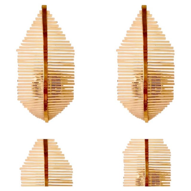 Murano Glass Wall Lighting attributed to Gaetano Sciolari, Italy, 1970s, Set of 4 For Sale - Image 14 of 15