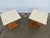 Wood 1970s Mid-Century Modern Walnut Marble Tables - a Pair For Sale - Image 7 of 8