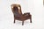 19th Century Gentleman's Library Chair Restored in Axis Deer Hide and Chesterfield Leather For Sale - Image 9 of 17