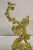 Vintage French Baroque Style Brass Figural Andirons With Dragon Griffins - Pair For Sale In Philadelphia - Image 6 of 12