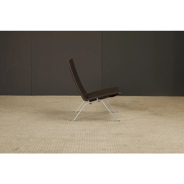 1960s Early Production 'Pk-22' Lounge Chair by Poul Kjærholm for Ekc, Double-Signed For Sale - Image 5 of 18