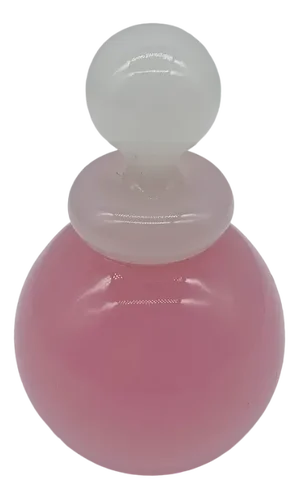 Venetian Pink Murano Glass Opaque Perfume Vial from Murano, 1950s