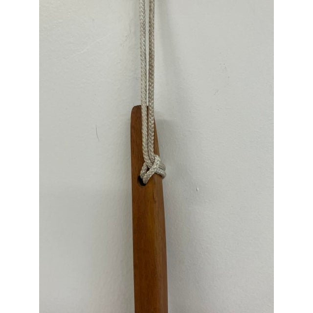 1960s Mid-Century Modern Teak Cutting & Serving Board With Handle For Sale - Image 5 of 5