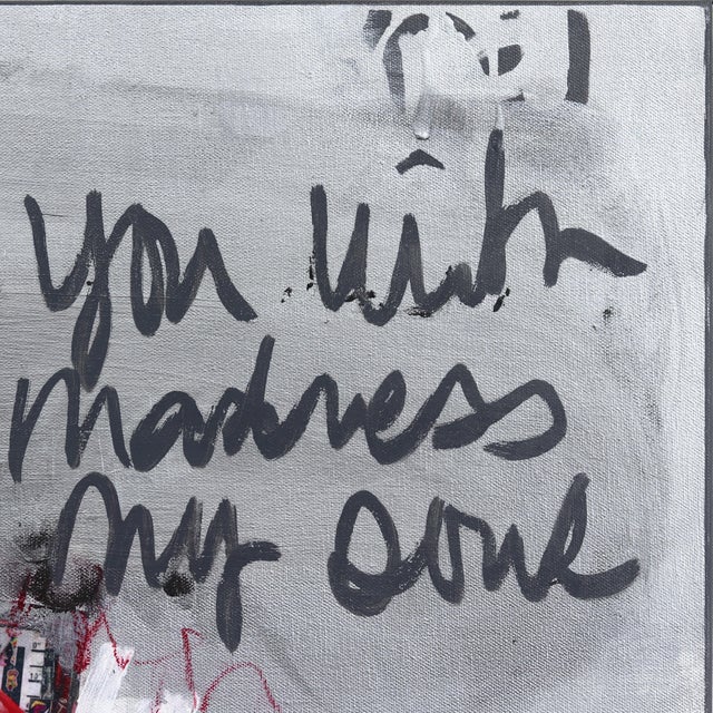 Abstract Expressionism Subway Sonnet #138 - Large Mixed Media Abstract Expressionism Painting Original Artwork by Susan Washington For Sale - Image 3 of 9