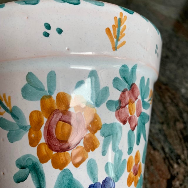 Ceramic 1980s Spanish Cachepots- Set of 2 For Sale - Image 7 of 12