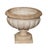 Italian Italian Neo-Classical Wine Cooler or Standing Urn Centerpiece of Carved Marble For Sale - Image 3 of 12