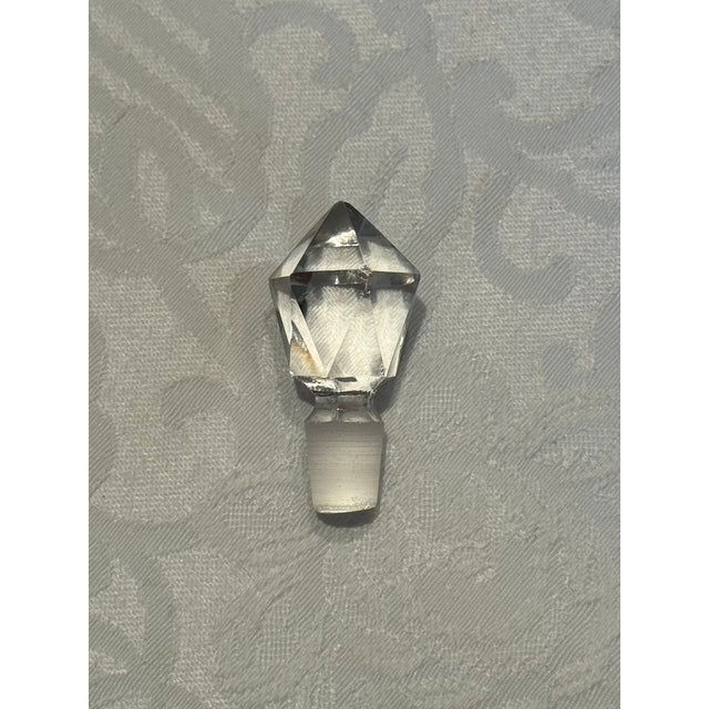 Antique American Brilliant Period Hand-Cut Crystal Decanter With Starburst Base For Sale In Los Angeles - Image 6 of 7