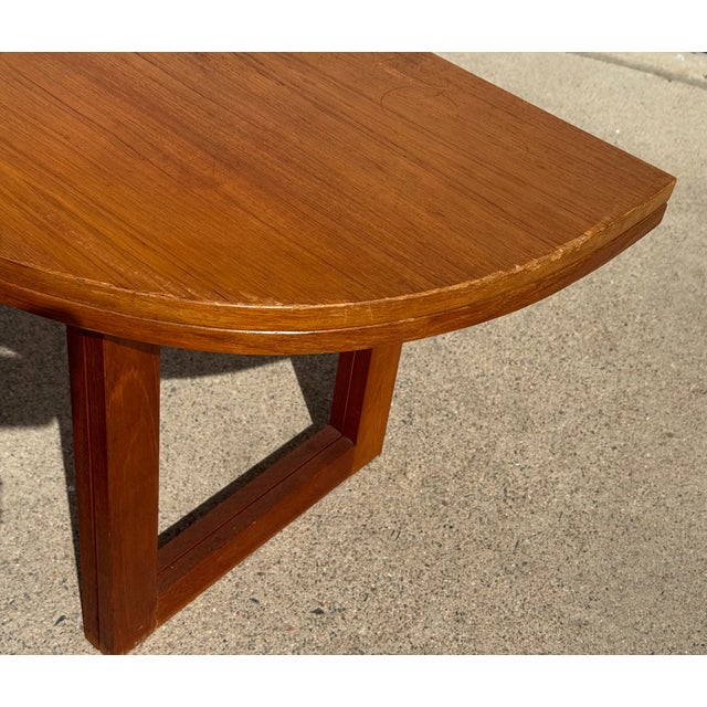 Mid 20th Century Mid-Century Modern Danish Beni Mobler Teak Mixed Wood Folding Coffee Table For Sale - Image 5 of 13