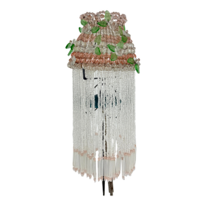 Vintage Art Deco Czech Beaded Lamp Shade
