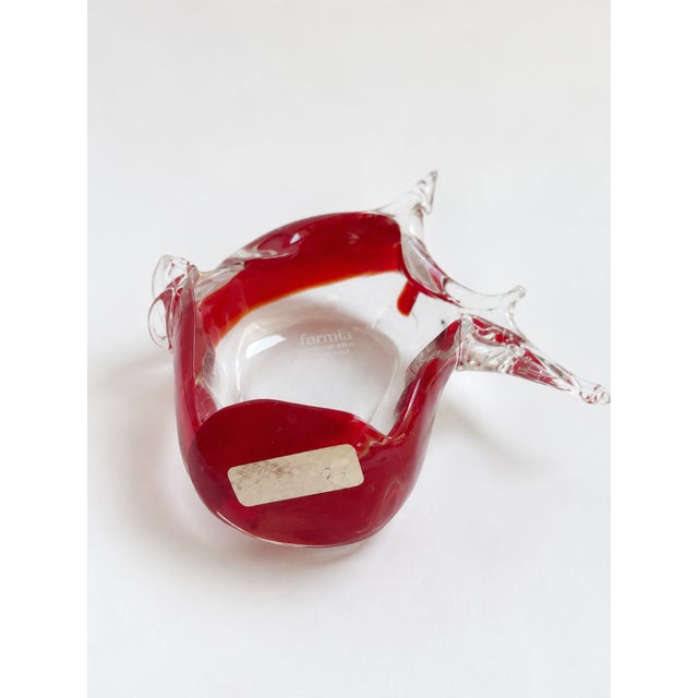 Mid-Century Murano Sommerso Glass Fish Sculpture from Formia, 1970s For Sale - Image 6 of 8
