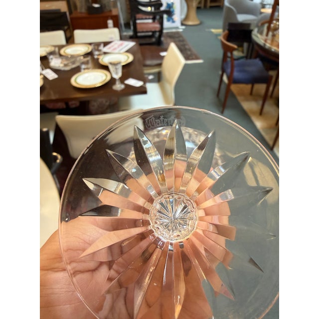 Early 21st Century Waterford Lismore Crystal White Wine Glasses, Set of Seven For Sale - Image 5 of 12