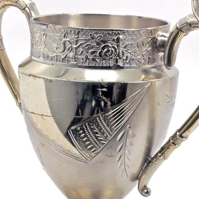 Aesthetic Movement Victorian Bird Silverplate Sugar and Creamer Circa 1870 For Sale - Image 13 of 15