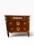 Neoclassical Late 20th Century Pair of Colombo Mobili Italian Empire Plume Walnut & Pink Marble Nightstands For Sale - Image 3 of 18