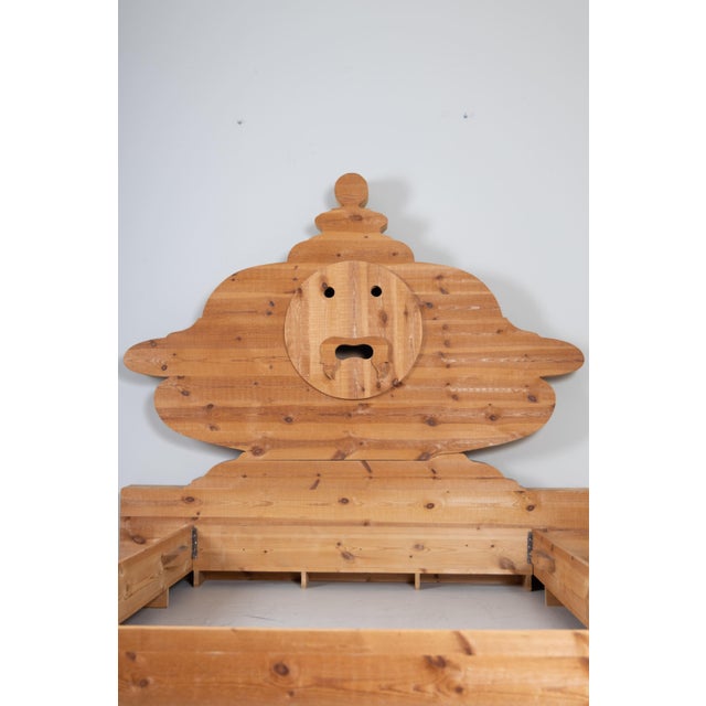 La Bocca Della Verità Bed by Mario Ceroli for Poltronova, Italy, 1972 For Sale - Image 13 of 18