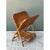 Vintage Rattan Folding Newspaper Holder For Sale - Image 4 of 12