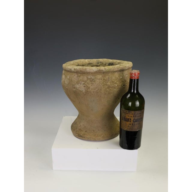 Early 18th Century Primitive Hand-Carved York Stone Garden Planter by Unknown for Unknown, 1750 For Sale - Image 6 of 14