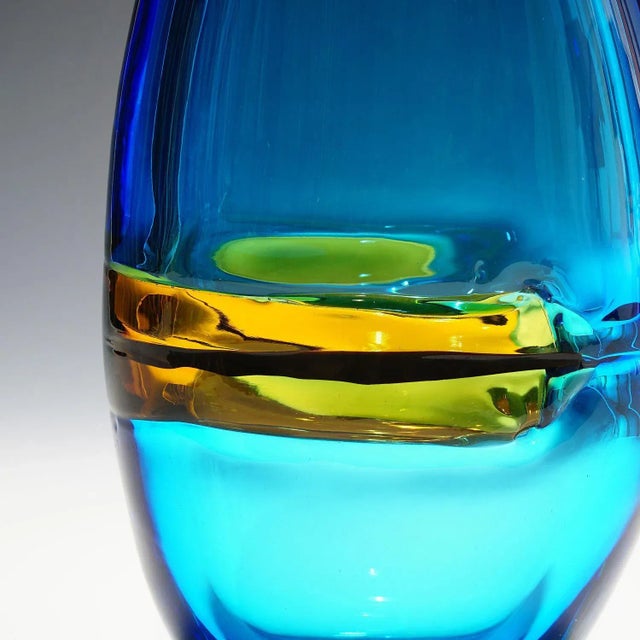 Large Doppio Incalmo Vase by Alfredo Barbini, Venice, 1965 For Sale - Image 3 of 11