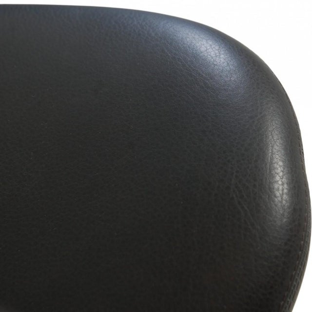 Vintage Corona Chair in Black Leather by Erik Jørgensen, 2020 For Sale - Image 12 of 15