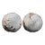 Annabeth Rosen (American, B. 1957) - Minimalist Crackle Glazed Ceramic Sphere Sculptures For Sale