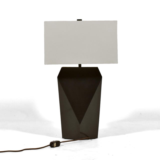 Metal Donghia Origami Temko Table Lamp For Sale - Image 7 of 10