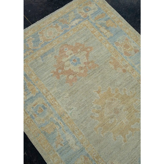 Early 21st Century Turkish Oushak Runner Rug 3' x 6'2" #17363 For Sale - Image 5 of 8