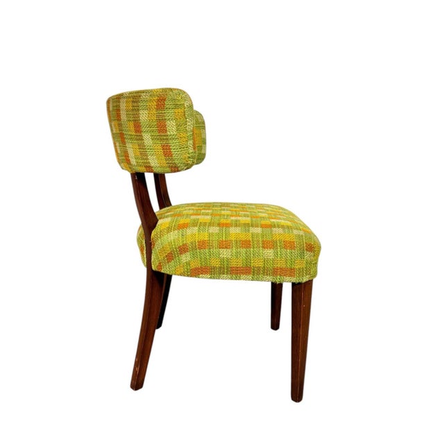 Mid-Century Modern Set of Four Mid-Century Modern Walnut Dining Chairs With Curved Backrests For Sale - Image 3 of 8
