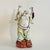 White Vintage Chinese Laughing Buddha Ceramic Sculpture, Hand Painted For Sale - Image 8 of 11