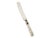 Victorian Early 20th Century Pearl Handle Dinner Knives, Sterling Cuffs, Set of 12 For Sale - Image 3 of 4