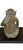 Vintage African Ashanti Akan Bronze Sculpture of a Monkey I Coast 4"h W/Stand For Sale - Image 4 of 4