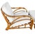 Restored Mid-Century 3-Stand 1949er Reed Rattan Chaise Lounge W/ Ottoman For Sale - Image 9 of 16