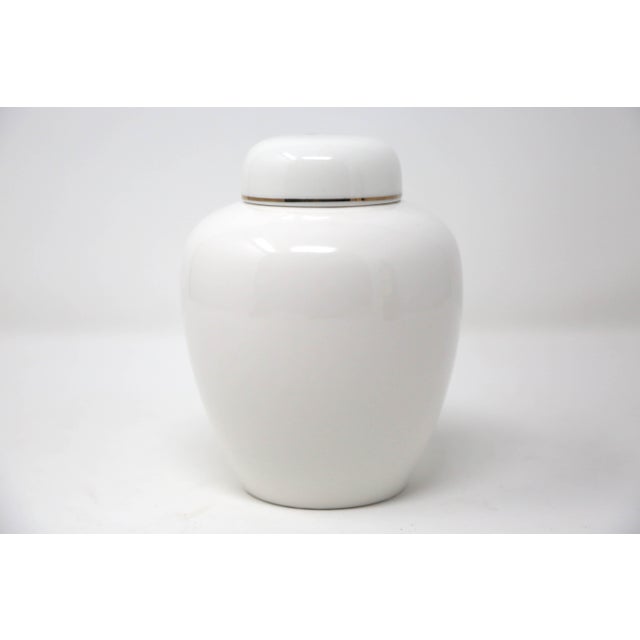 Japanese Vintage Japanese Poppies Ginger Jar For Sale - Image 3 of 5