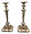 Antique Tall Silver-Plated Candlesticks, 1880, Set of 2 For Sale