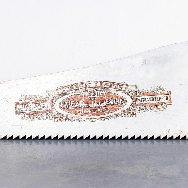 Advertising Spear and Jackson Wood Saw, 1940s For Sale - Image 3 of 7
