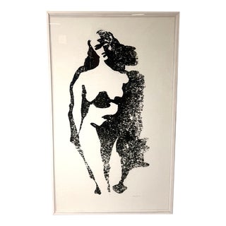 Maurits Van Saene, Nude Figurative Composition, 20th Century, Lithograph, Framed For Sale