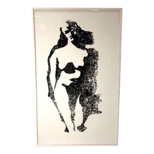 Maurits Van Saene, Nude Figurative Composition, 20th Century, Lithograph, Framed For Sale
