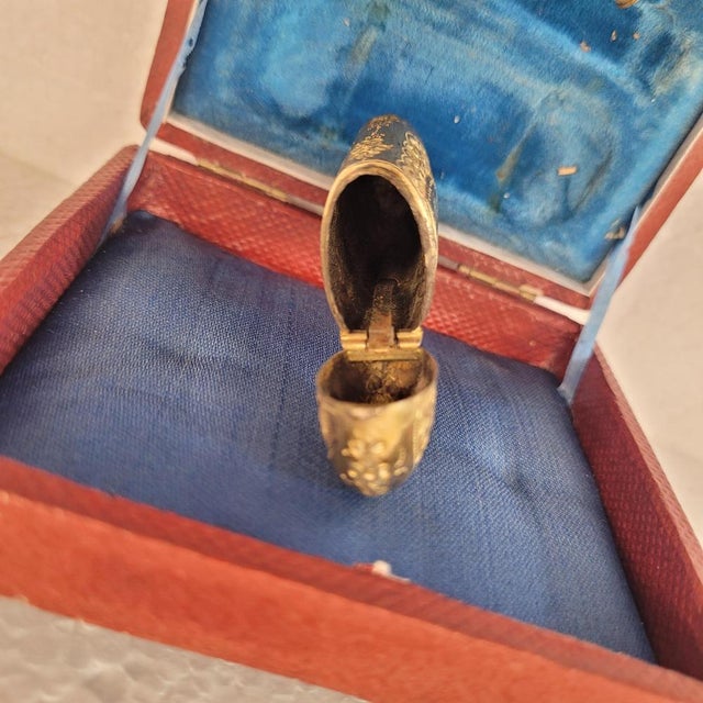 Napoleon III Pipe/Tobacco Set in Gilt Brass, France, 19th Century, Set of 4 For Sale - Image 13 of 17