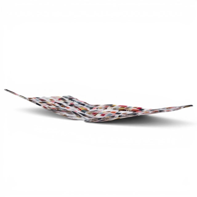 Renato Foti Large Fused Art Glass Tray For Sale - Image 4 of 8