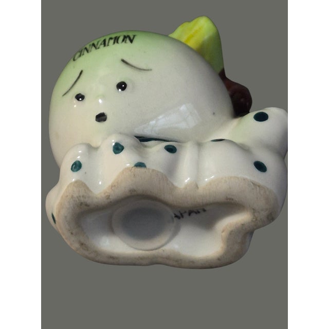 Vintage Anthropomorphic Japan Spice Jar Cinnamon Parsnip Shaped Shaker For Sale - Image 6 of 7