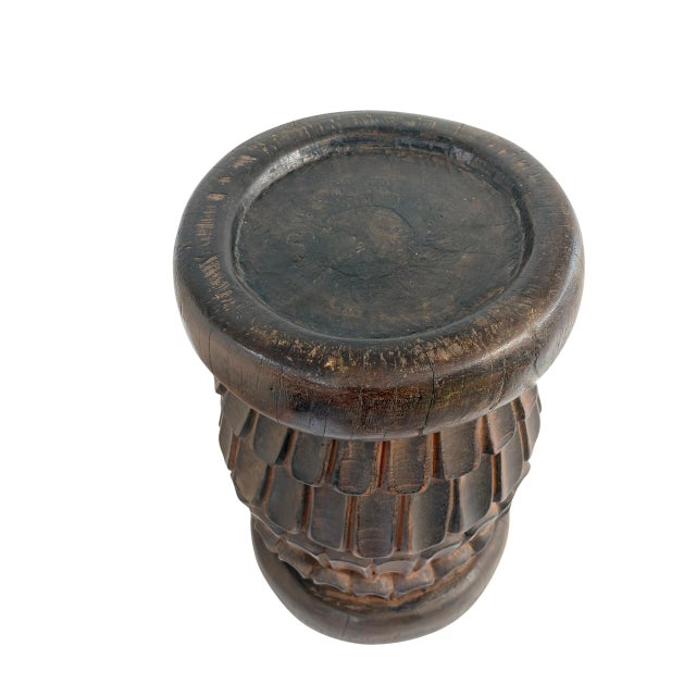 Vintage Tribal Nobility Bamileke Stool/Table Cameroon 14.5" H For Sale In New York - Image 6 of 10